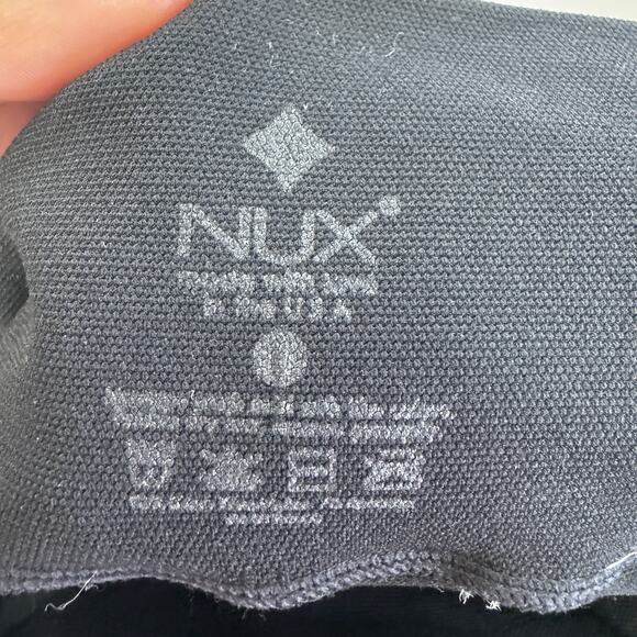 NUX Leggings Women Small Black Floral Athletic Leggings - Picture 3 of 8